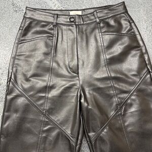 Aritzia Wilfred Vegan Leather Pants